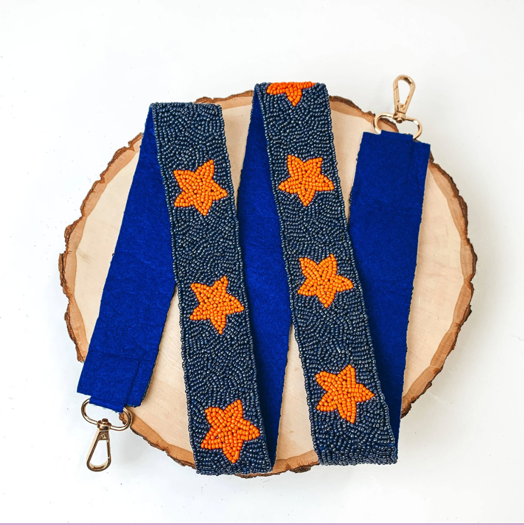 Beaded Astros Purse Strap — Two Tequila Sisters