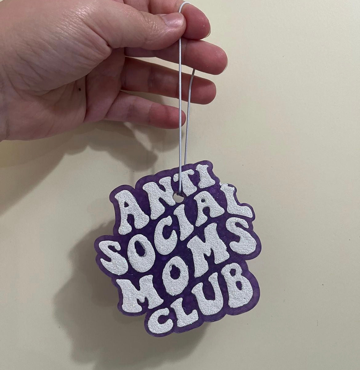 Retro Anti-Social Mom's Club Freshie