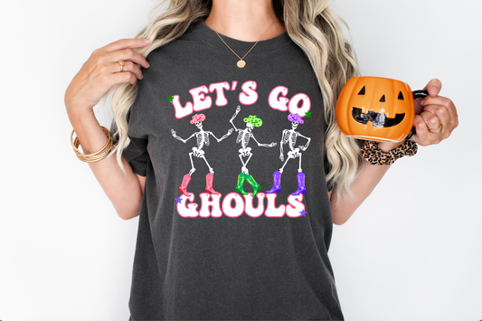 Let's Go Ghouls - Halloween Comfort Colors Tee