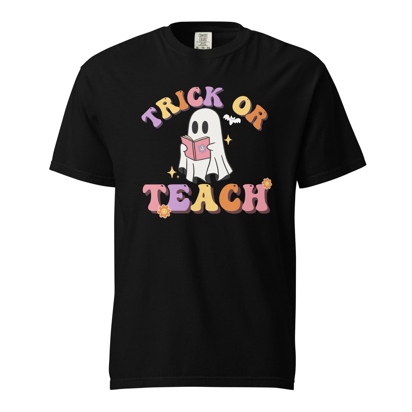 Trick or Teach - Halloween Comfort Colors Tee