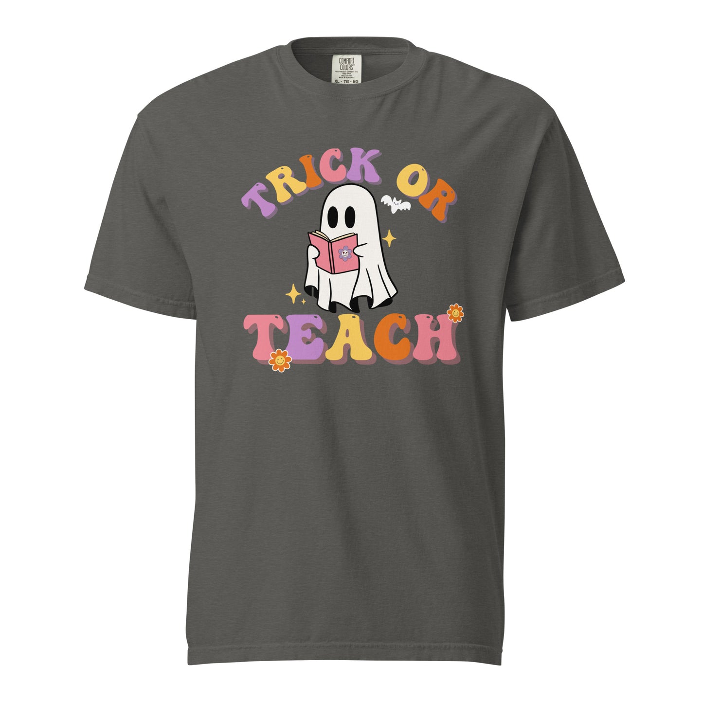 Trick or Teach - Halloween Comfort Colors Tee