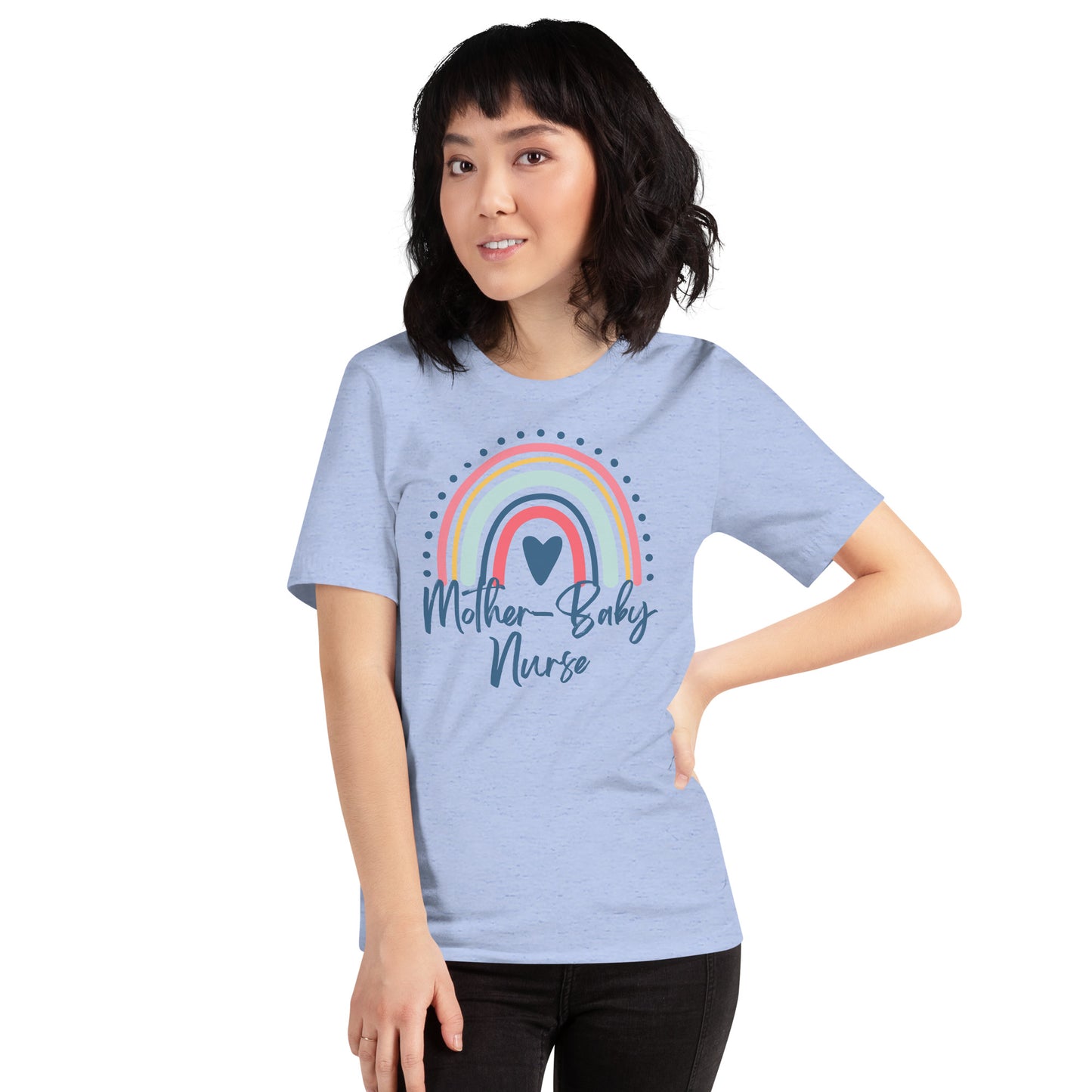 Mother-Baby Nurse Rainbow Tee