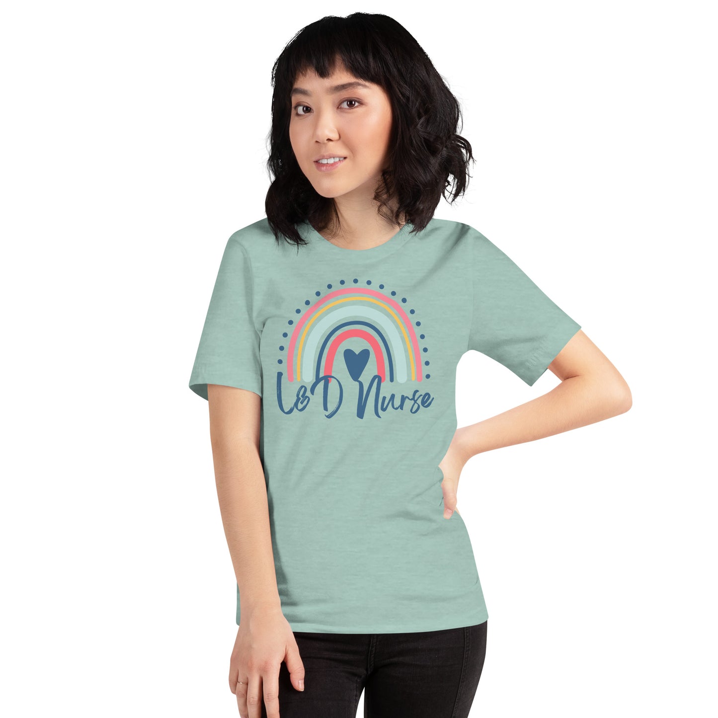 L&D Nurse Rainbow Tee